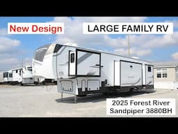 LARGE Family Bunkhouse RV! 2025 Forest River Sandpiper 3880BH