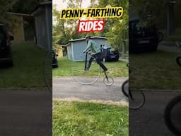 The Joy of Penny Farthing Rides #shorts #bikelife