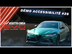 DÉMO ACCESSIBILITÉ #26 ASSETTO CORSA EVO