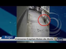 Cámaras Captan Robo de Moto