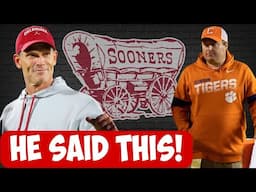 Brent Venables CONFIRMS What Sooner Fans Were Thinking!