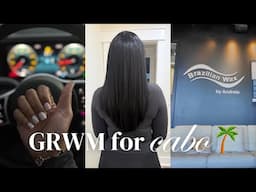 Get Ready with Me for CABO! 🌴 Ultimate Vacation Prep! ☀️ Hair, Nails, Wax, Skin Care!