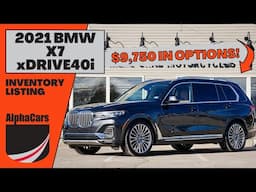 2021 BMW X7 xDrive40i | Executive Package, Cognac Vernasca Leather, & More!