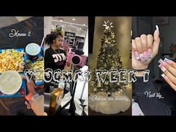 Vlogmas Week 1 ❄️|| moana 2, makeup shopping, xmas tree decorating, nail day +