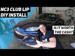 Installing the Best NC Miata Front Lip (OEM+ Upgrade)