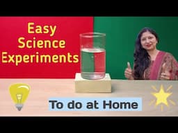 Amazing science experiments to do at home/easy experiments /Kansal Creation