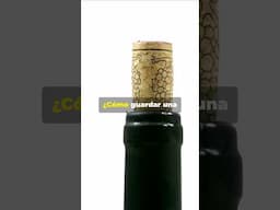 ¿Cómo guardar una botella de vino abierta?