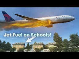 Boeing 777 Catches Fire and Dumps Fuel all over Los Angeles (Real Audio)