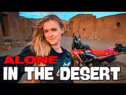 Motorbiking ALONE in the Desert