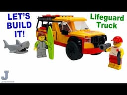 LEGO City 2025 lifeguard Truck 60453 Complete Build & Review