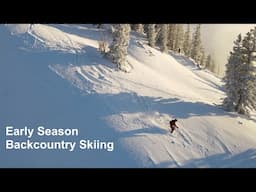 Early Season Backcountry Skiing at Alta in October