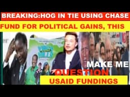 BREAKING: HOG IN TIE USED CHASE FUND FOR POLITICAL GAINS, THIS MAKE ME QUESTION USAID FUNDING IN JA