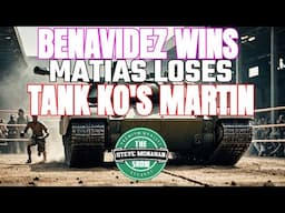 Tank vs Martin, Benavidez vs Gvozdyk, Matias vs Paro LIVE Commentary