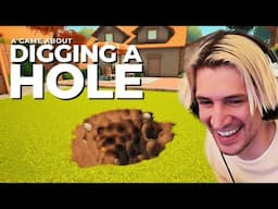 xQc Plays A Game About Digging A Hole