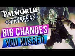 New Update Brings Massive Changes Palworld Feybreak v0.4 .11 | Sponsored by GPORTAL