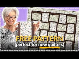 Free Quilt Pattern! SEW FAST & Perfect for Double Focus Prints!