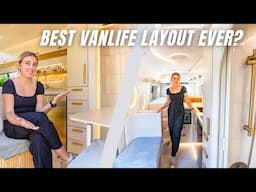 Solo Female Builds LUXURY Villa Inspired VAN / Sprinter 4x4 Tiny Home on Wheels  / FULL Van TOUR