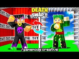 MINECRAFT DEATH SWAP BUT I CAN USE CREATIVE😱🔥