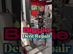 Big dent repair without painting #autobodyrepair #paintlessdentrepair #cardentrepair