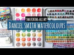 All My Daniel Smith Watercolour Paints - A Relaxed & Gentle Swatching Session