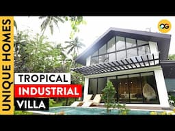 Inside This Tropical-Industrial Villa with a High-Ceiling Loft in Batangas | Unique Homes | OG