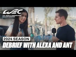 It's Season Debrief Time With Alexa and Anthony Davidson 👀 I FIA WEC