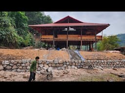 The house is 200 square meters, built with 5,000 stones