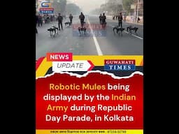 Robotic Mules being displayed by the Indian Army during Republic Day Parade, in Kolkata