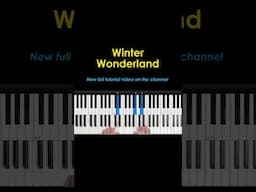 Winter Wonderland piano arrangment!