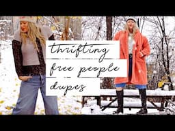 Thrifting Free People dupes and cozy days at the cottage (story 94)