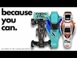 Building A 2025 Kyosho Ultima 20th Anniversary 2WD Vintage RC & Two Body Sets.  (WHY?)