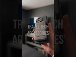 Travel Tech Accessories #tech #travelaccessories