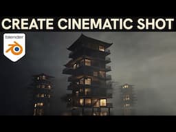 How To Create 3D CINEMATIC SCENE in Blender - Fast & Easy (Tutorial)