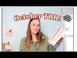 OCTOBER TBR! 🎃 IT'S FINALLY FALL!!!! 🧡