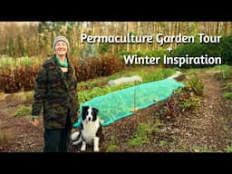 Self-Sufficient PERMACULTURE Garden WINTER TOUR + Winter Gardening Inspiration - UK