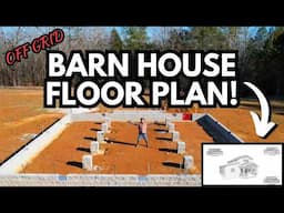 First Look! | OFF GRID Barn House Floor Plan | Full Tour