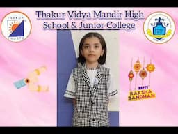 TVMHS&JC:Raksha Bandhan Celebration by Primary Section.