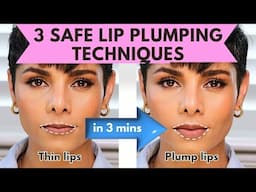 How To Achieve Plump Lips Naturally At Home Without Fillers /Lip Exercises  Diy Treatments