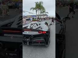 Creative Bespoke Ferrari SF90 Stradale Mansory at South OC Cars and Coffee.