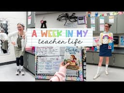 WEEK IN MY TEACHER LIFE | literacy week, chatty vlog, novel study updates