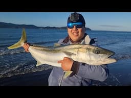 Relaxing Evening turns EPIC (NZ Surfcasting for BIG Fish)