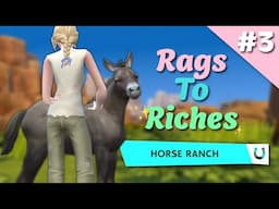 BREEDING OUR FIRST FOAL: SIMS 4 RAGS TO RICHES - Horse Edition Episode #3 | Pinehaven