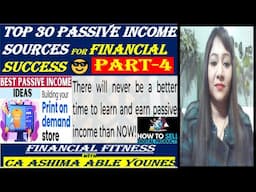 PRINT ON DEMAND Earn Money Online Passive Income Ideas PART4