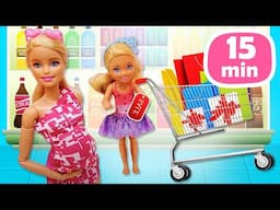 La bambola Barbie e la sua vita reale! Video per bambini piccoli e giochi con bambole Barbie e Ken