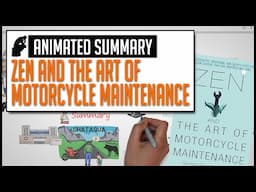 Zen and the Art of Motorcycle Maintenance by Robert M. Pirsig | Animated Summary and Review