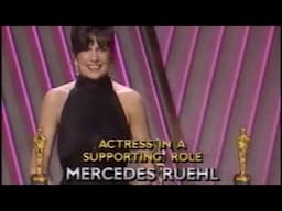 Mercedes Ruehl wins Actress in a Supporting Role for "The Fisher King"