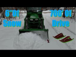 John Deere 1025R:  Taming Of The Snow