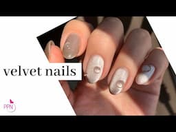 How To Velvet Gel Nails | Magnet Gel | Watch Me Work