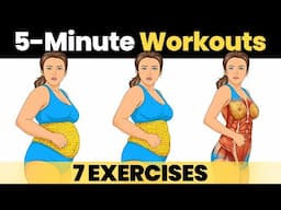 7 Best Standing Exercises | Belly Fat Workout To Lose Weight Fast At Home FAST