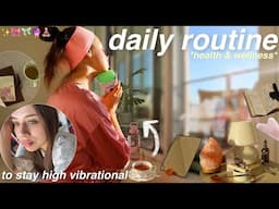 DAILY WELLNESS ROUTINE | for mind, body, & soul 🧚🏻 morning rituals, work outs, & happy vibes!!